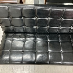 karimoku 2人掛けソファー ブラックの画像