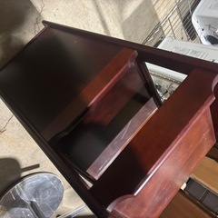 カリモク家具　ダークブラウン 4段引き出し収納　アンティーク　ヴィンテージレトロの画像