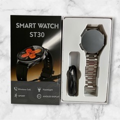 【新品未使用】　スマートウォッチST30 25日間バッテリー ディスプレイ 1.56インチの画像