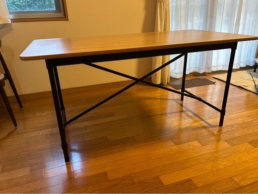 ★ジモティ割あり★ IKEA ダイニングテーブル 木目調 H74×D70.5×W140 クリーニング済み HJ1241 IKEA ダイニングテーブルの中古が安い！激安で譲ります・無料で