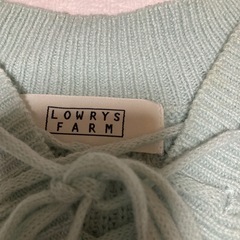 BB) LOWRYS FARM ミントグリーンニットの画像