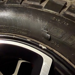 傷多い　ジープ　ラングラー　ルビコン　ホイールタイヤ4ほん4本の画像