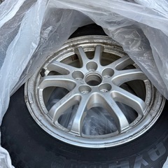 プリウス50純正ホイールと海外製スタッドレスタイヤの画像