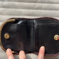 未使用本革財布の画像