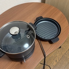 1人用の電気鍋やグリルの販売をしています。の画像