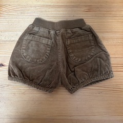 コーデュロイショートパンツ　80の画像