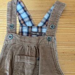 コーデュロイサロペット　80の画像