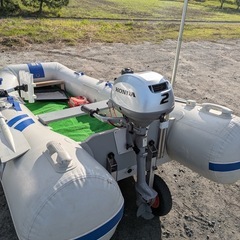ゴムボート・パプリカ305 ホンダ2馬力船外機フルセットの画像