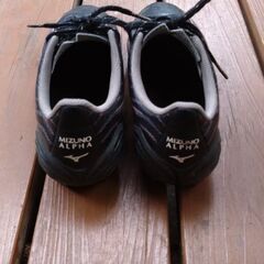 ミズノ　ジュニアサッカースパイク　アルファ22センチの画像