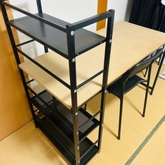  デスク テーブル 机 椅子 チェア　　の画像