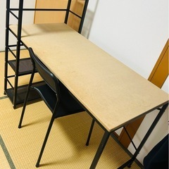  デスク テーブル 机 椅子 チェア　　の画像