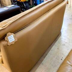 札幌ファニシング ソファ サンフラワー2P 牛革 2人掛けの画像