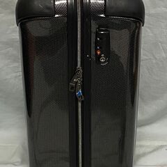 カーボン調　小型　スーツケース　2泊3日程度　の画像