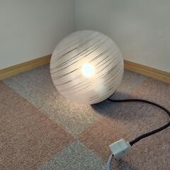 無料　球形ライト　天井吊り下げ型照明　白熱灯器具60W 昭和平成レトロの画像