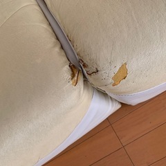 差し上げます！引き取り限定！3分割 3人掛けソファの画像