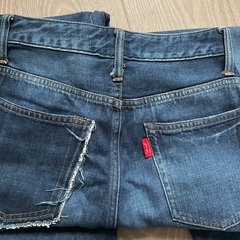 レディース ワイドジーンズ S デニムの画像