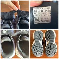 スニーカー18センチ 3足セット　瞬足　ニューバランス アディダス フォルタランの画像