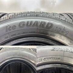 YOKOHAMA iG91 175/75R15 103/101L LT 12PR 15インチ ライトトラック用 スタッドレス 6本 23年製 バリ溝 ダイナ トヨエース等　(STT059)の画像