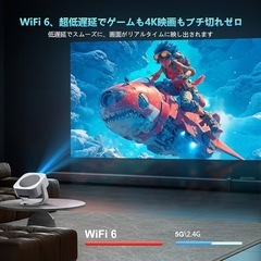 【使用回数2回】NUTROMO 家庭用プロジェクター Android TV搭載・2025年の画像