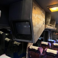 観光バスに付いてたテレビ　テレビ枠の画像