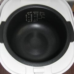 （1台限り★ジモティー特典あり★単身向けの）シャープ　炊飯器３合　２０２４年製　KS-CF05B-W　白　高く買取るゾウ八幡東店の画像