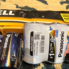 大量乾電池　単一32個、単二17個の画像