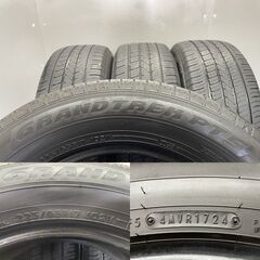 DUNLOP GRANDTREK PT5 225/65R17 17インチ 夏タイヤ 4本 24年製 レクサスNX ハリアー ヴァンガード エクストレイル CX-5/CX-8等　(STK053)の画像