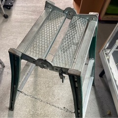 3段　脚立　兼用　梯子　ハシゴ　アルミラダー　天板高さ840　梯子長さ1800　中古　③の画像