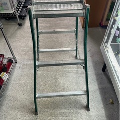 3段　脚立　兼用　梯子　ハシゴ　アルミラダー　天板高さ840　梯子長さ1800　中古　③の画像