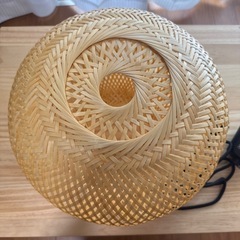 無印良品　ペンダントライト用シェード　バンブー　ラウンド　ソケット　の画像