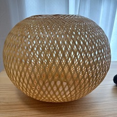 無印良品　ペンダントライト用シェード　バンブー　ラウンド　ソケット　の画像