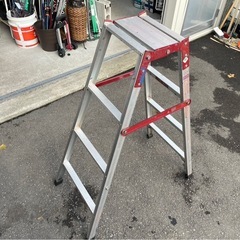 ホクセイ　4段　アルミ　脚立　兼用　梯子　HKK-12　ハシゴ　天板高さ1140　梯子長さ2380　中古　③の画像