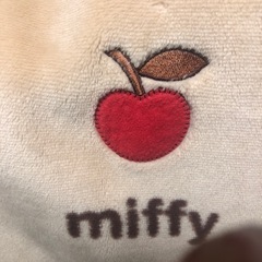 ミッフィ　フリース膝掛けの画像