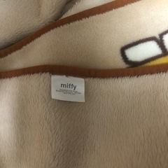 ミッフィ　フリース膝掛けの画像