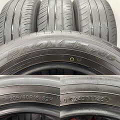TOYO PROXES J68 205/60R16 16インチ 夏タイヤ 4本 25年製 バリ溝 ステップワゴン ヴォクシー プリウスα SAI ビアンテ等　(STM040)の画像