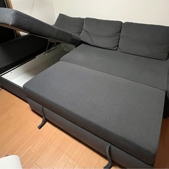 IKEAソファーベッドの画像