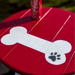 ワンコ　肉球　テーブル
の画像