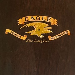 ジャンク★EAGLE 蓄音機 アンティーク ヴィンテージ 昭和レトロ インテリアの画像