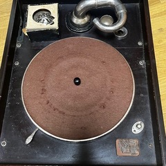 ジャンク★EAGLE 蓄音機 アンティーク ヴィンテージ 昭和レトロ インテリアの画像