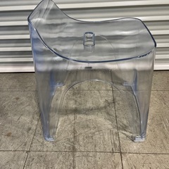 クリア　お風呂椅子 風呂桶 の画像