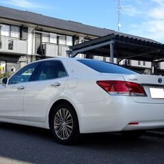 車検満タン クラウンハイブリッド ロイヤルサルーンG HDDナビ フルセグTV Bluetooth バックモニター 本革シート シートヒーター シートクーラー HID ETC ドラレコの画像