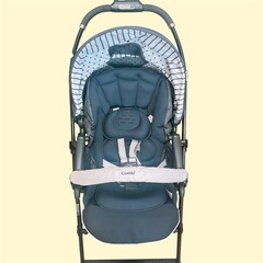 ④【超美品⭐️】新生児から使用可能⭕️ 【combi】コンビホワイトレーベルメチカルハンディオート4キャスエッグショックHGの画像