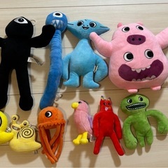 レインボーフレンズ　ズーノマリー　ガーデンオブバンバン　ぬいぐるみ　キーホルダー　セットの画像