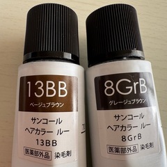 サンコール ヘアカラー ルー サンプルボックスの画像