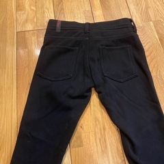 スキニーパンツ 裏起毛 Sの画像