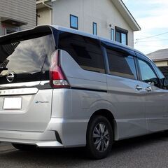 車検満タン セレナ eパワー エマブレ ナビ フルセグTV Bluetooth フリップダウンモニター アラウンドビューモニター 両側パワスラ インテリキー クルコン ドラレコ LEDライト ETCの画像