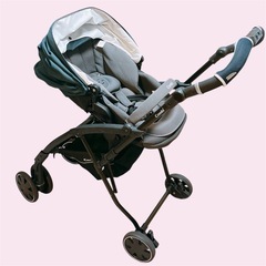 【取引中】【超美品🌟】《combi》コンビ 乗せ降ろし楽々のハイシート🙌新生児から使用可能◎コンビ AttO type-S ベビーカーの画像