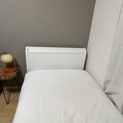 ニトリ　収納付きシングルベッドの画像