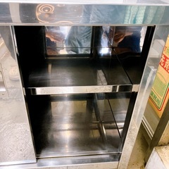 1/9 ステンレス　食器棚　作業代　 調理台 厨房　業務用 飲食店　 吊戸棚　750×450×700の画像