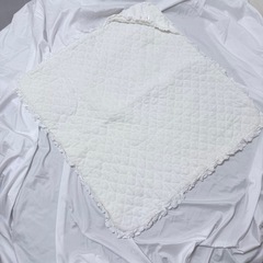 セレモニー3点セット/ホワイトレース付きロンパース/退院着/お宮参り等の画像